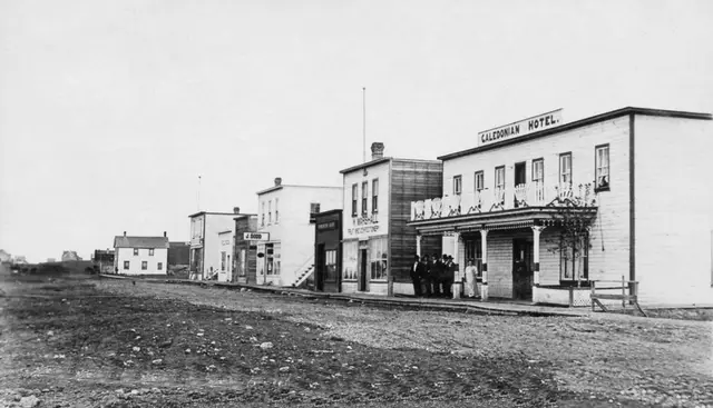 Main Street with the Caledonian Hotel